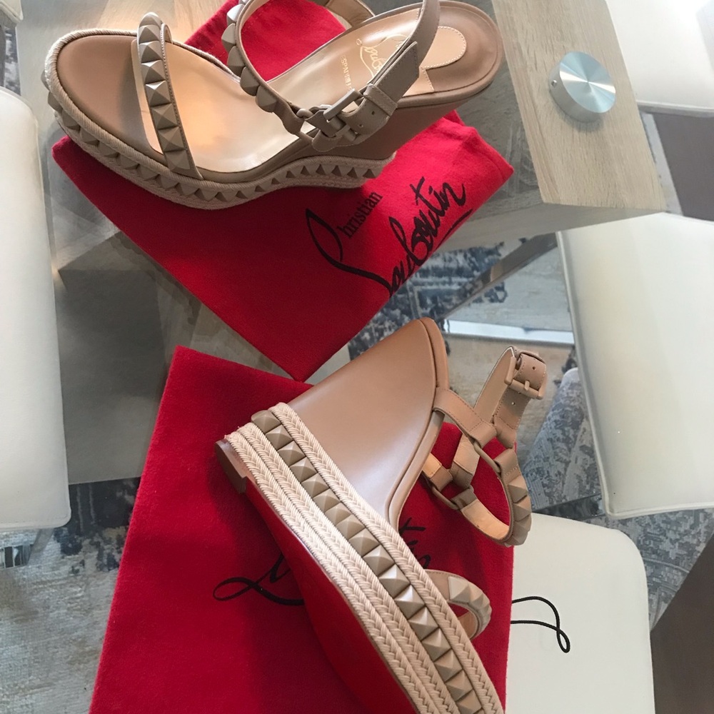 Christian Louboutin wedges